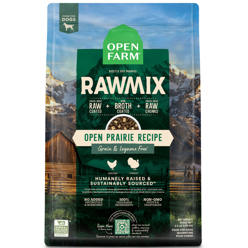 Open Farm Raw Mix Grain-Free Dog Open Prairie