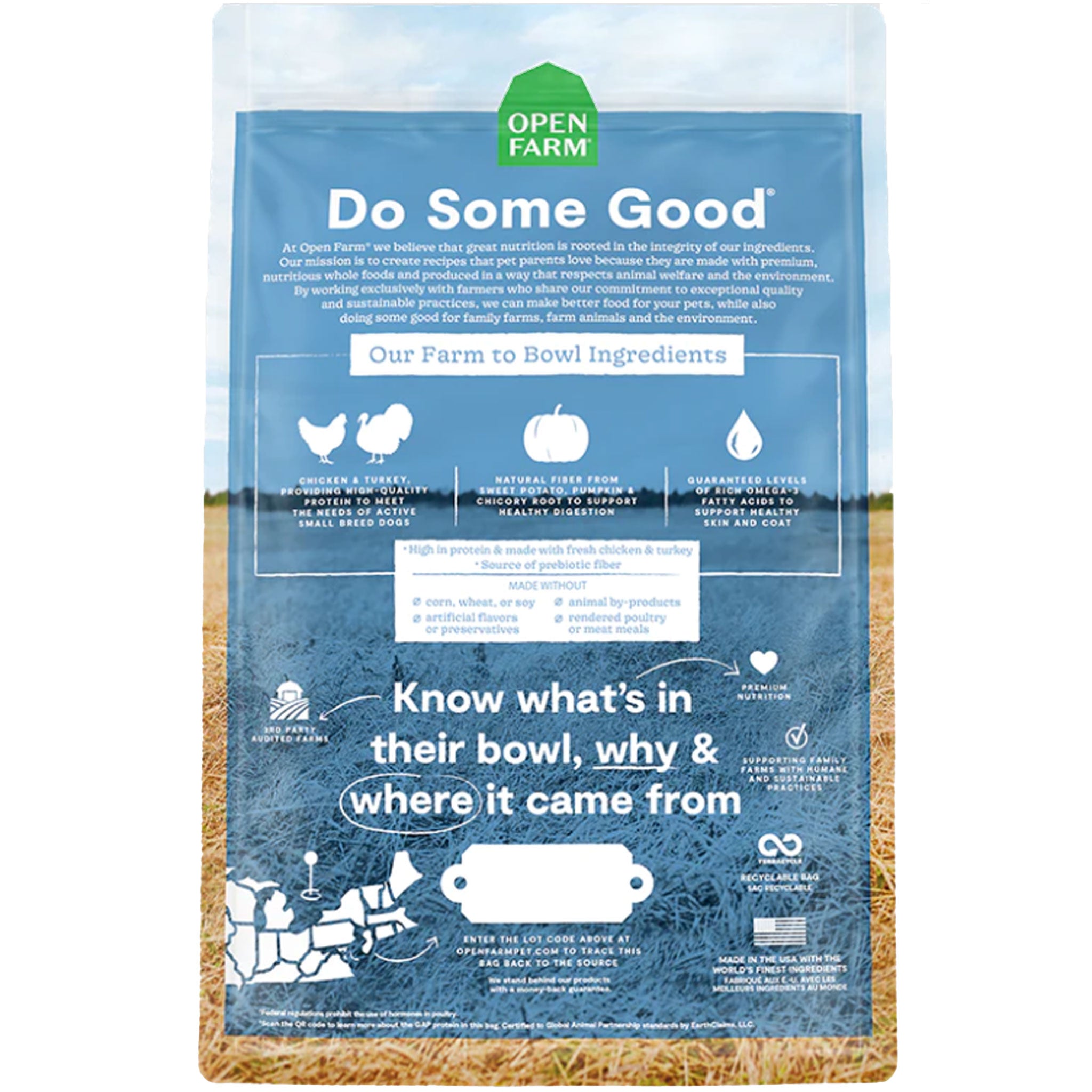 Open farm hot sale dog food rating