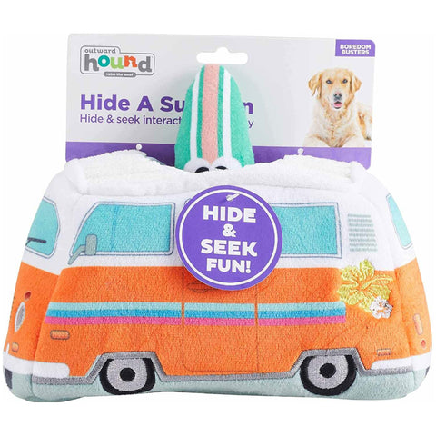 Outward Hound Hide A Surf Van Dog Toys - 4-Piece