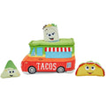 Outward Hound Hide A Taco Truck Dog Toys - 4-Piece | Front Image of Taco Truck Burrow Toy