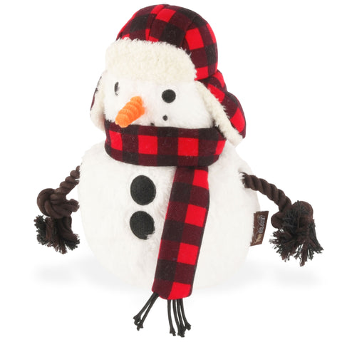 P.L.A.Y. Holiday Snowman Dog Toy | Side Image