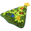P.L.A.Y. Christmas Tree Snuffle Mat | Side Image of Green Christmas Tree Snuffle Mat
