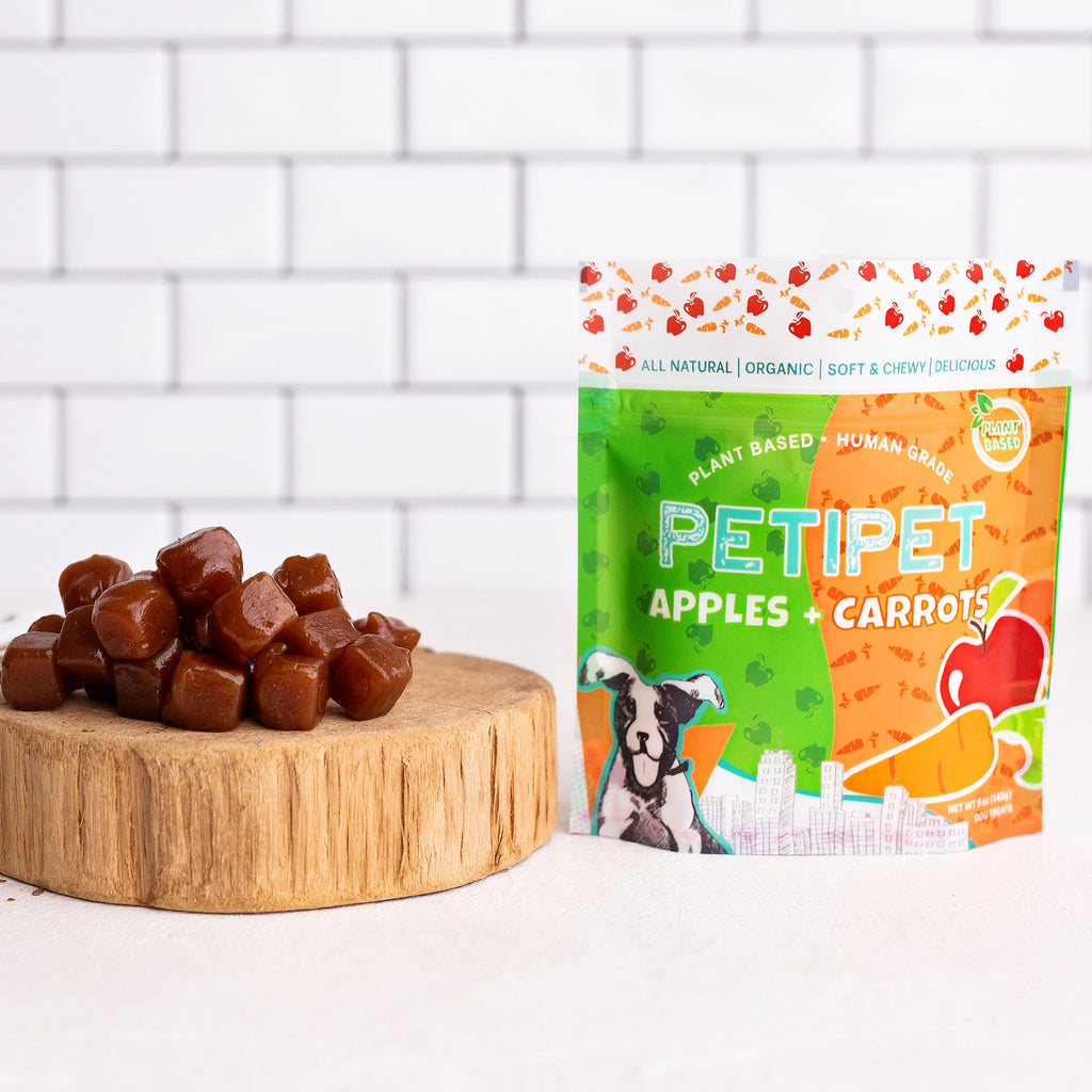Petipet Functional Treat Dog Apples & Carrots 5 oz