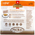 Primal | Cupboard Cuts Beef Dog Food Topper - 18oz | Back Image