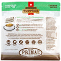 Primal | Cupboard Cuts Chicken Dog Food Topper - 18oz | Back Image