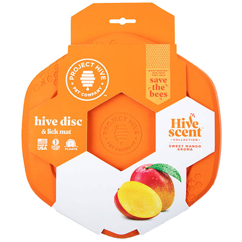 Project Hive Scented Disc Dog Toy - Mango