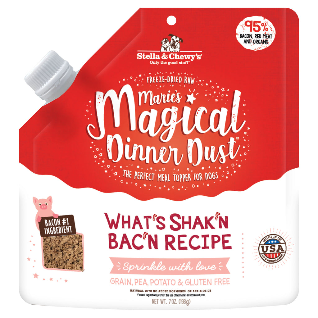 Stella & Chewy's Marie's Magical Dinner Dust Bacon Dog Food Topper 7 oz