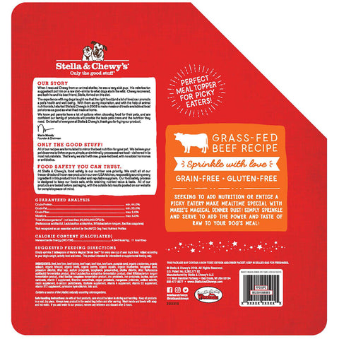 Stella & Chewy's Marie's MagicaL Dinner Dust Beef Dog Food Topper 7 oz