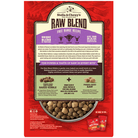 Stella & Chewy's Free Range Raw Blend Dog Kibble