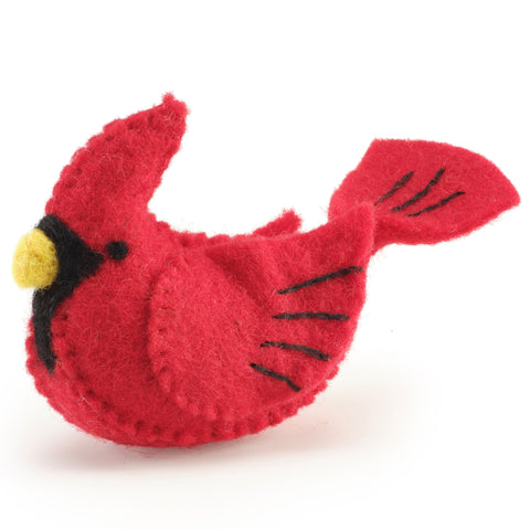 The Foggy Dog Cardinal Cat Toy | Front Image