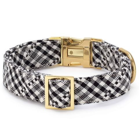 The Foggy Dog x Heather Taylor Home Collar - Soho Black | Back Image