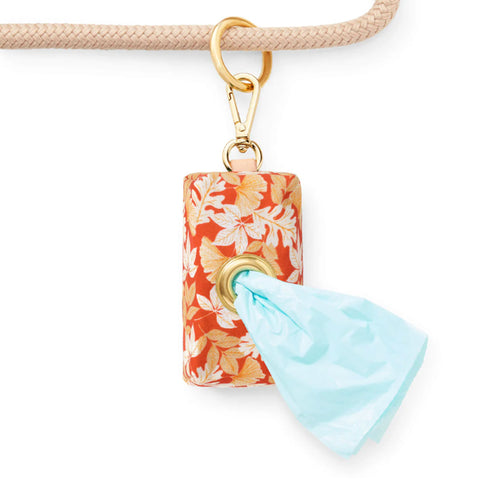 The Foggy Dog Waste Leash Bag - Autumn Leaves | Front Image