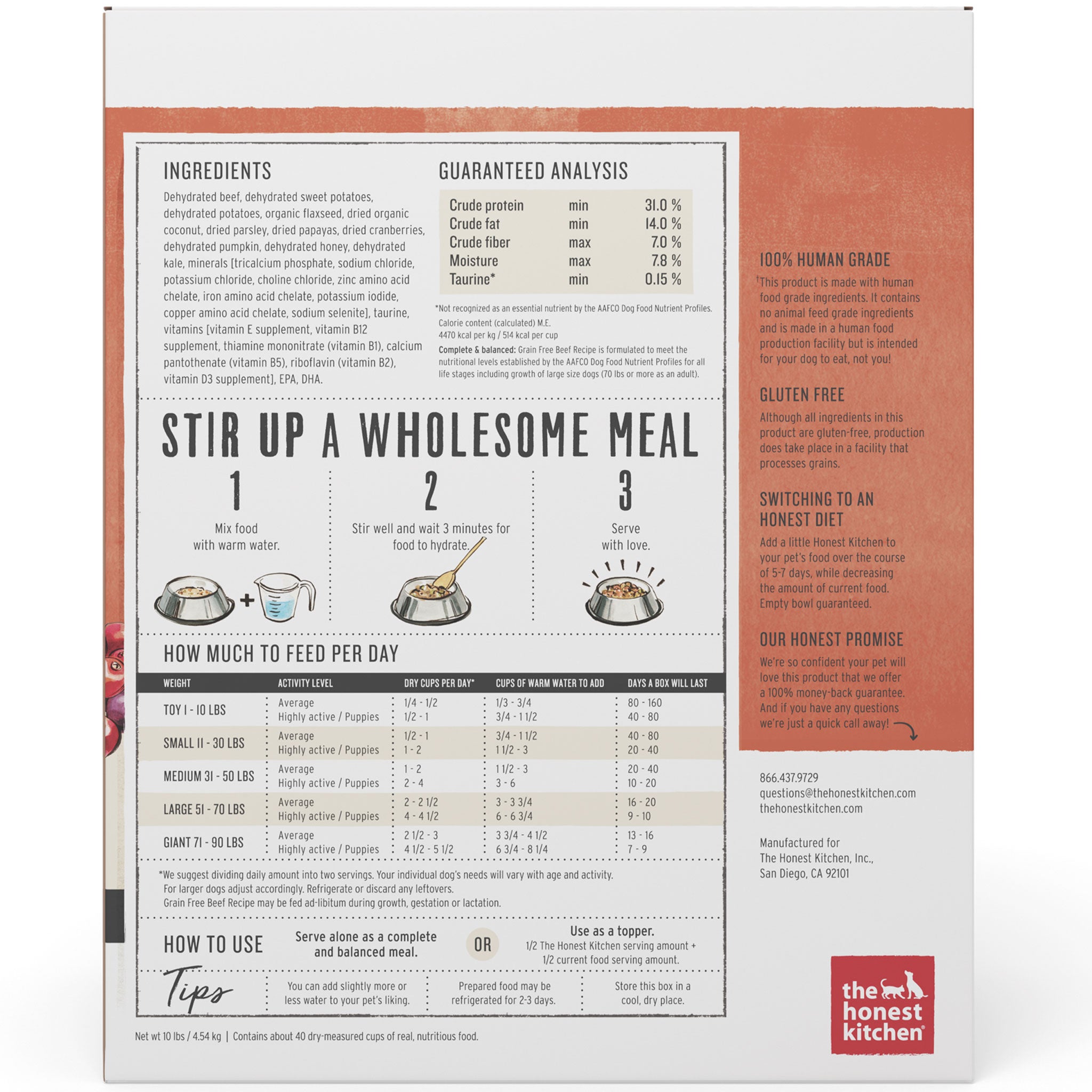 The honest kitchen grain free beef new arrivals