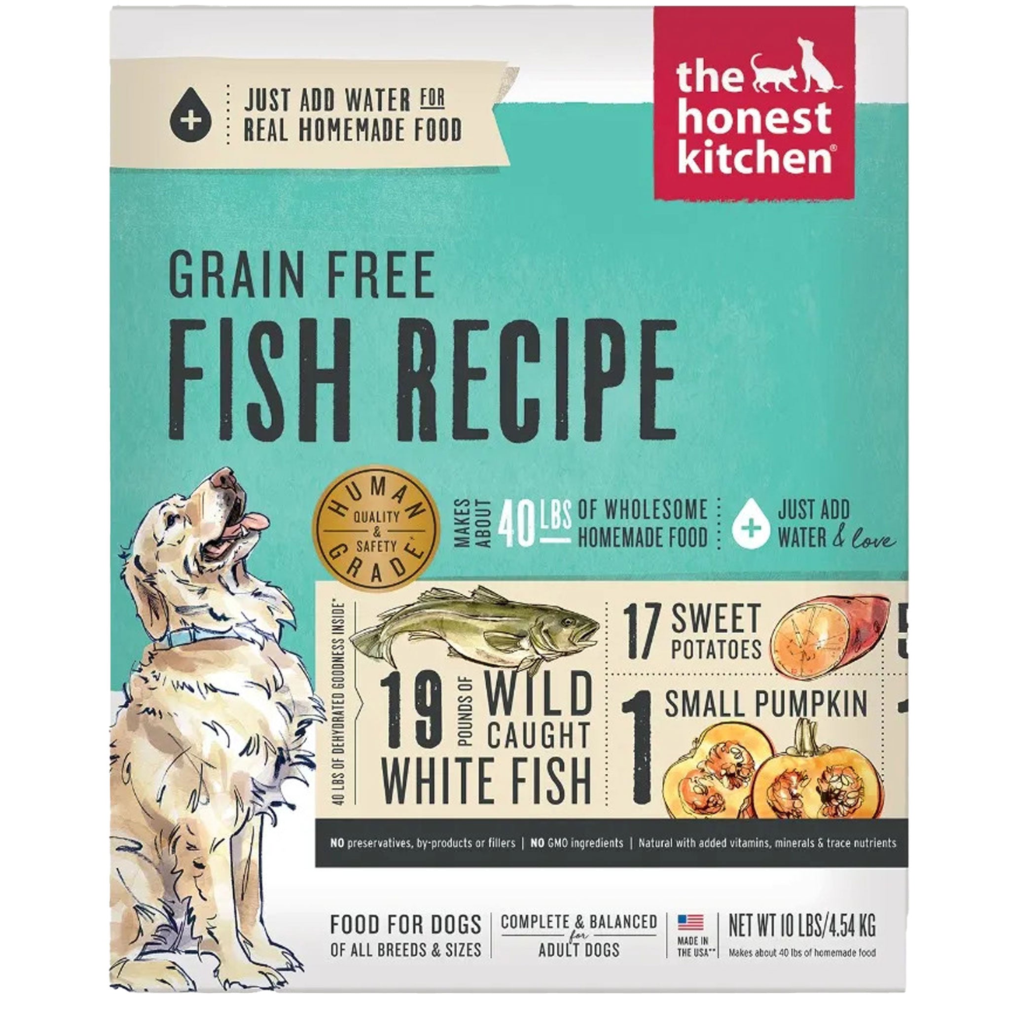 The Honest Kitchen Grain Free Fish Dog Food HEALTHY SPOT