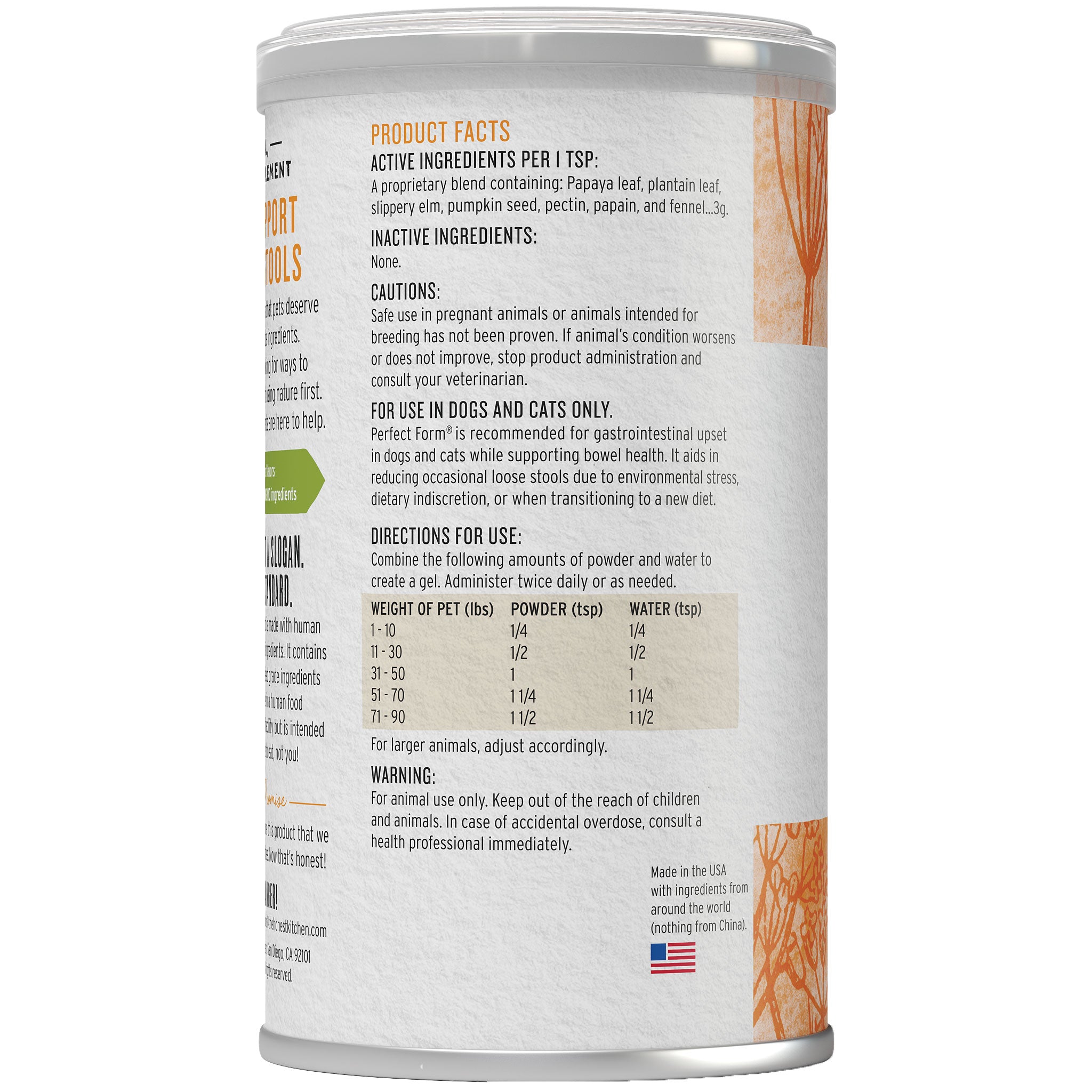 Honest kitchen digestive supplement store