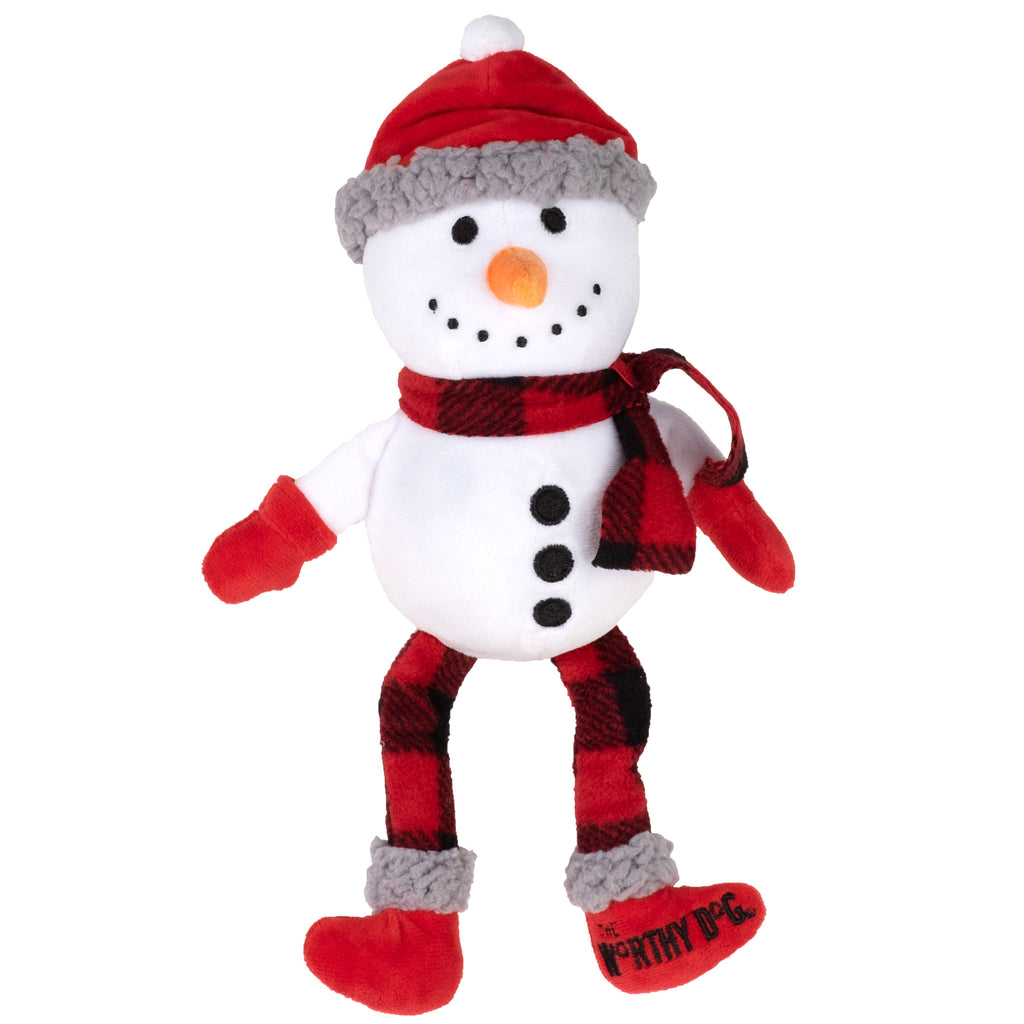 The Worthy Dog Snowman Toy