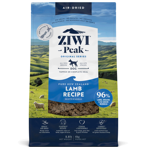 Ziwi Air-Dride Lamb Dog Food | Front Image of 8.8lb Lamb Dog Food
