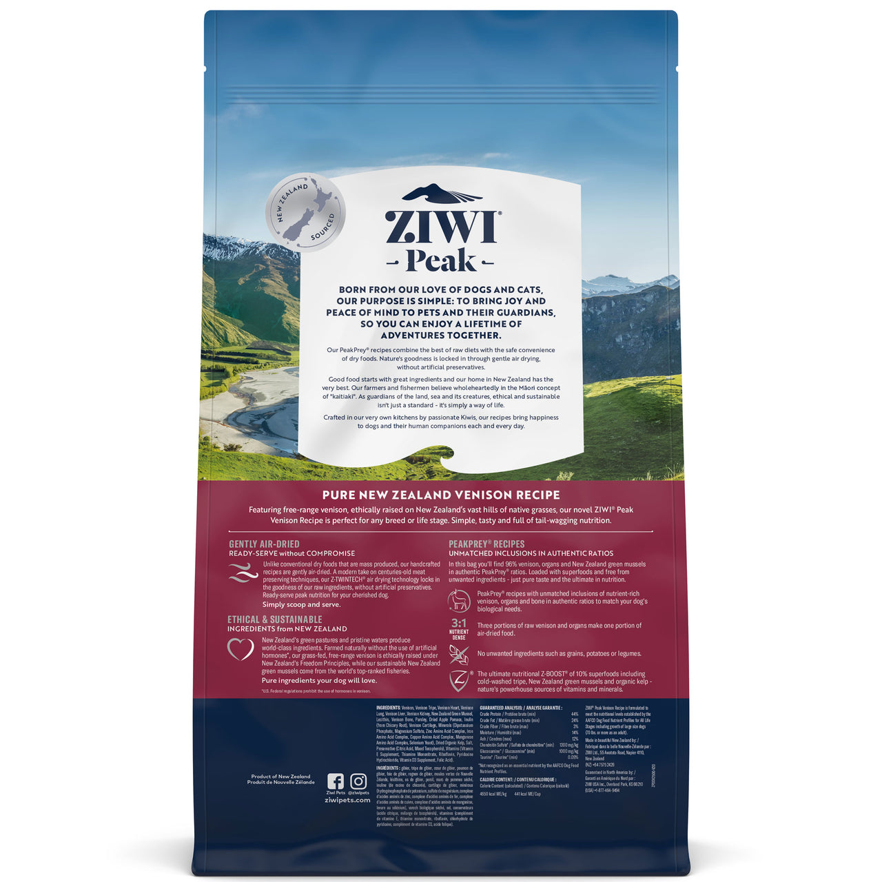 ZIWI AirDried Venison Dog Food HEALTHY SPOT