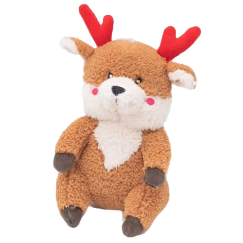 Zippy Paws Holiday Cheeky Reindeer Dog Toy