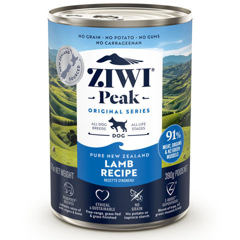 Ziwi Canned Lamb Recipe Dog Food - 13.75oz | Front Image of Lamb Recipe 13.75oz