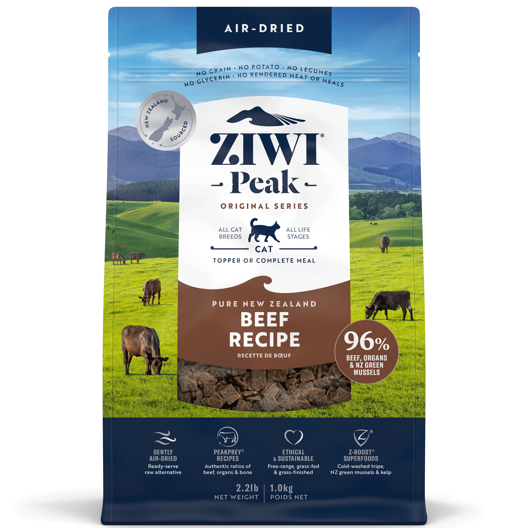 Ziwi Air Dried Beef Cat Food HEALTHY SPOT