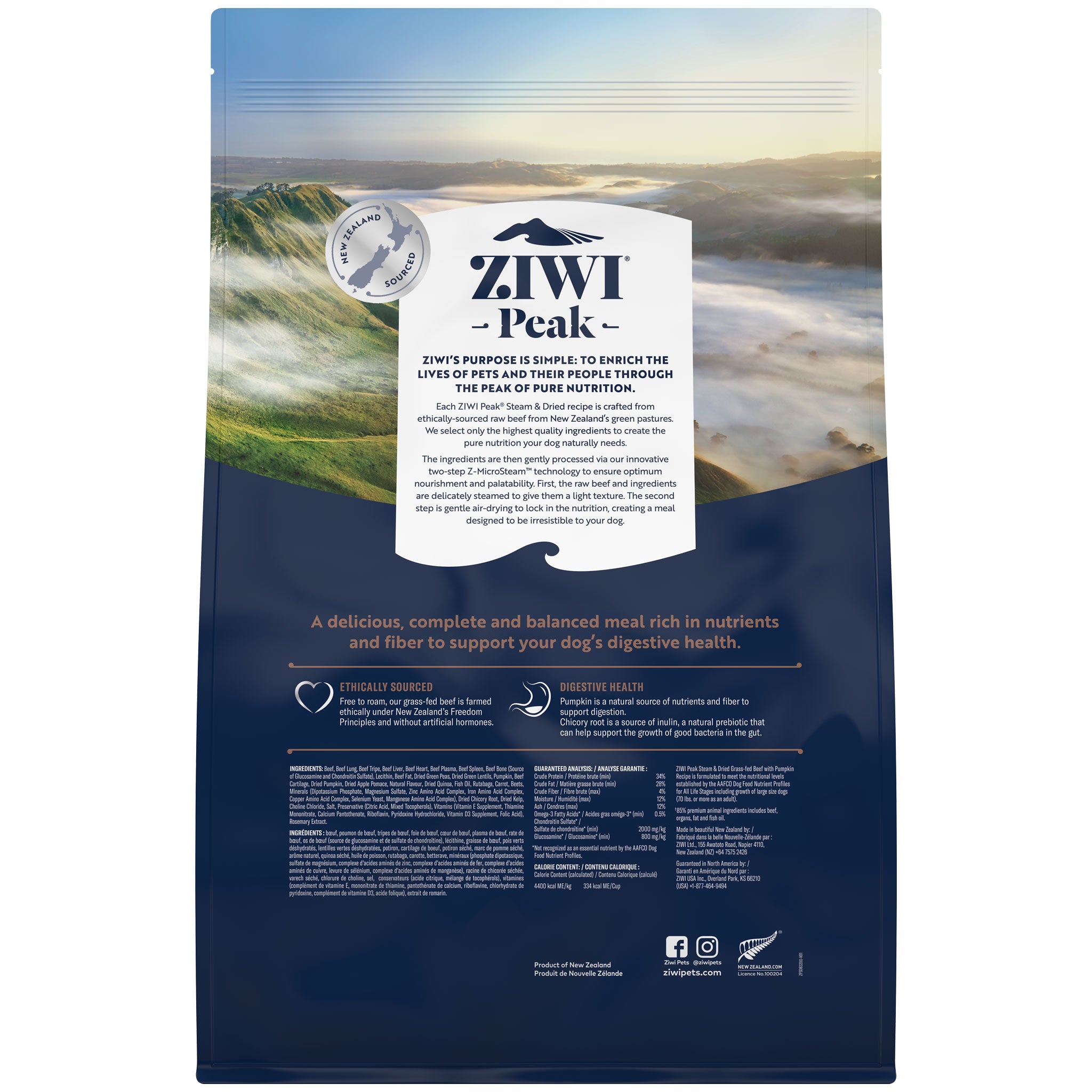 Ziwi Peak Steam & Dried Beef Dog Food – HEALTHY SPOT