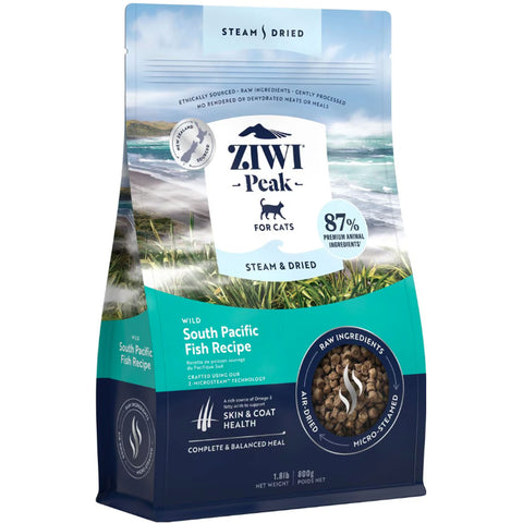 Ziwi Peak Steam & Dried Fish Cat Food - 1.8 lb | Front Image