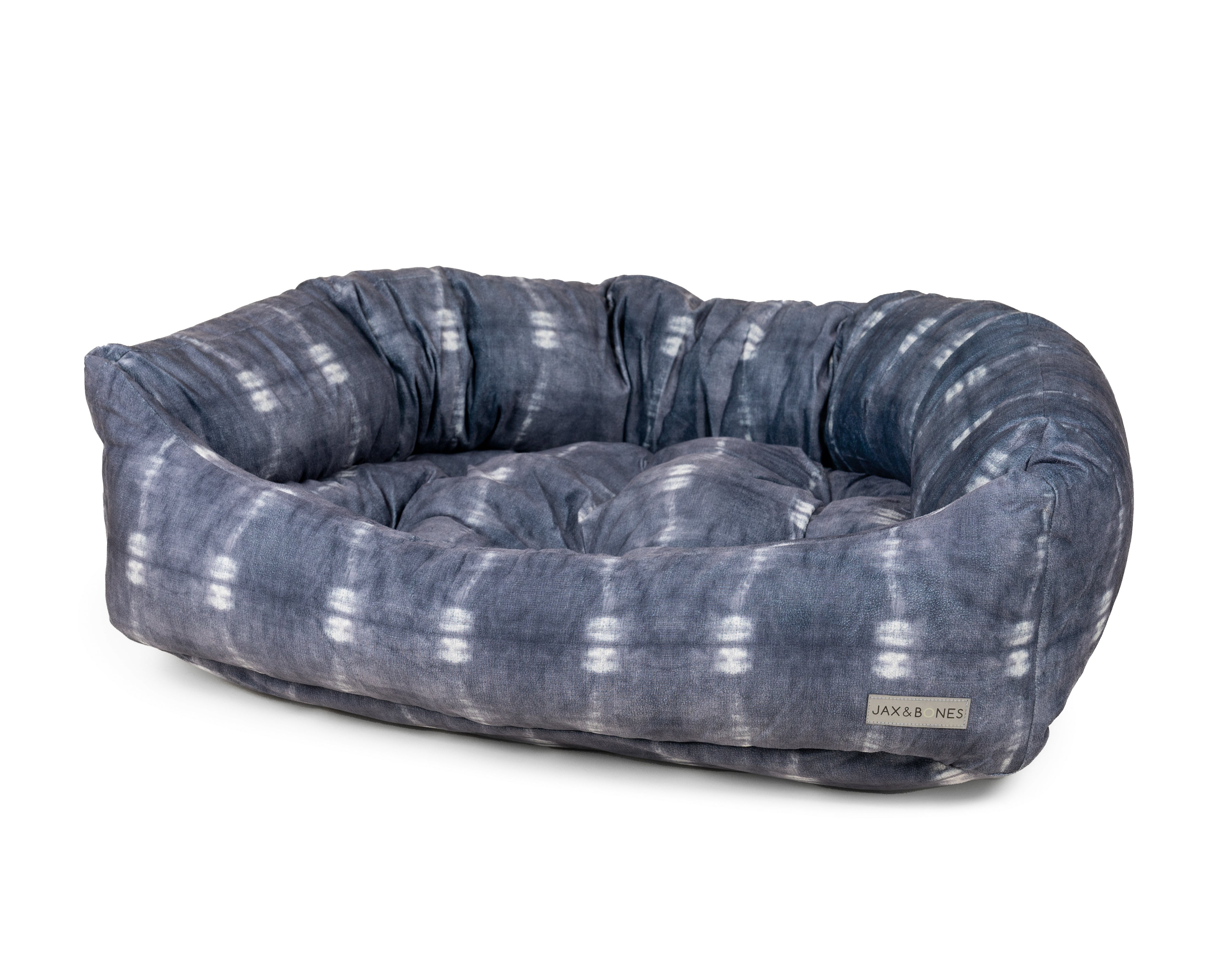 Jax Bones Napper Dog Bed Anya Indigo HEALTHY SPOT