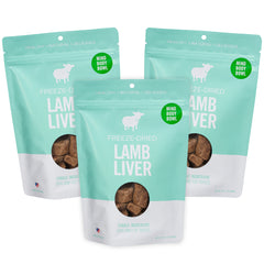 MIND BODY BOWL Freeze-Dried Lamb Liver Treats 3-Pack