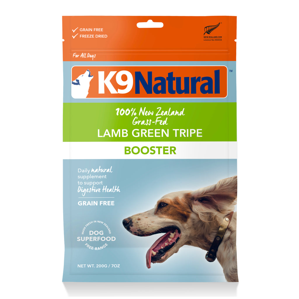 K9 Natural Lamb Green Tripe Freeze-Dried Booster Dog Food Topper - 0.44lbs