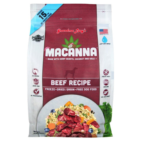 Grandma Lucy's Macanna Freeze Dried Beef Dog Food