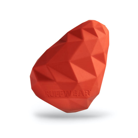 Ruffwear Gnawt-A-Cone Sockeye Red Rubber Dog Toy - One Size