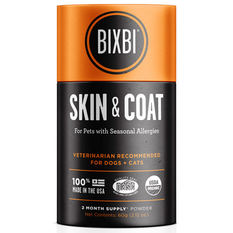 Bixbi Skin & Coat Supplement for Dogs and Cats