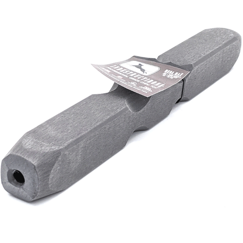 Bulletproof Pet Products Mega Max Indestructibone - Dogs 51-100lbs, Front Image of Gray Chew Toy