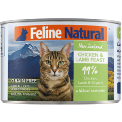 Feline Natural Canned Chicken & Lamb Feast Cat Food - 6oz