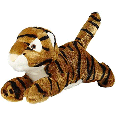 Fluff & Tuff Boomer Tiger | Front Image of Orange and Black Striped Tiger
