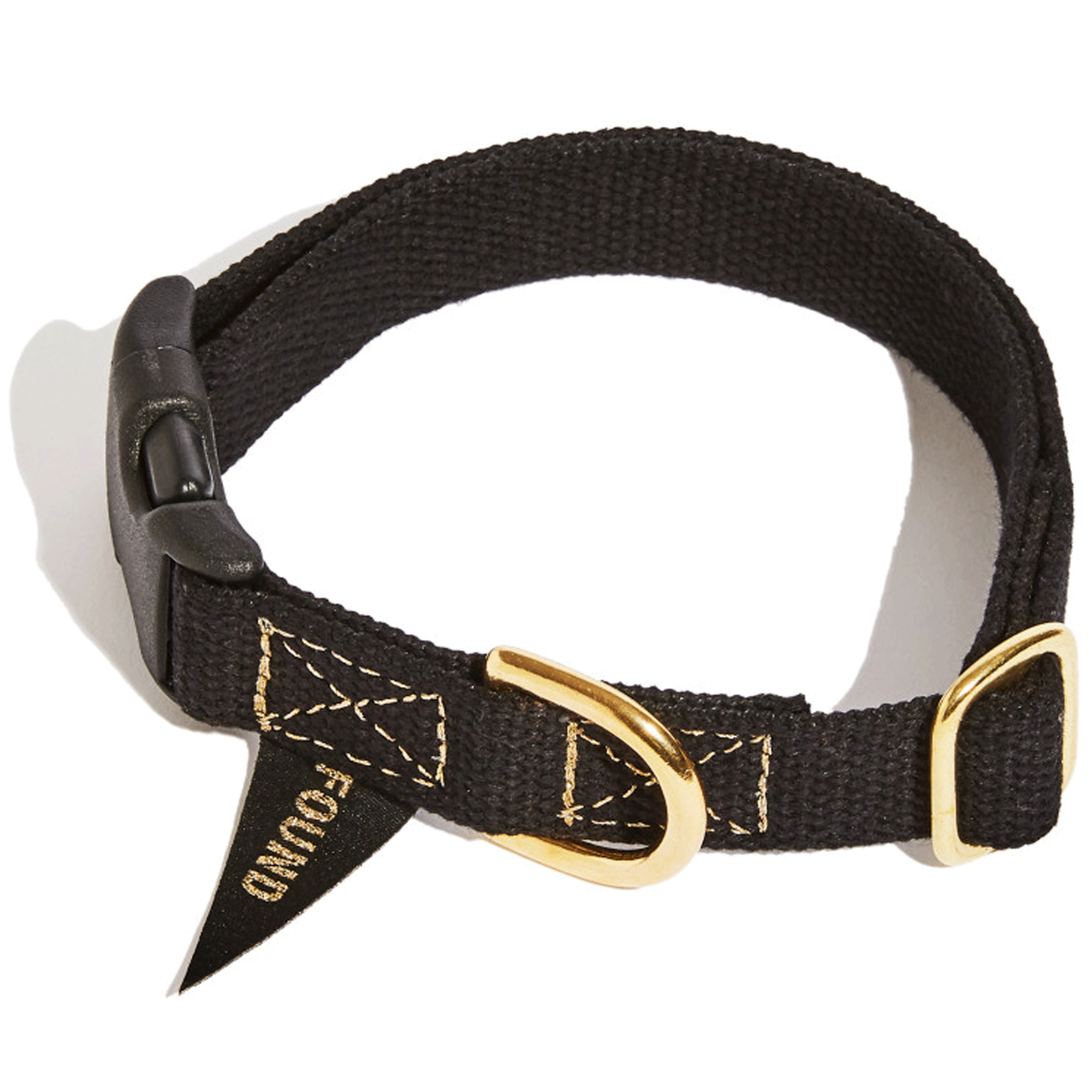 Leather snap top dog collar