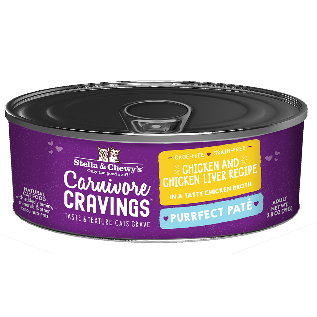 Stella & Chewy's Carnivore Cravings Purrfect Pate Chicken and Chicken Liver Cat Food