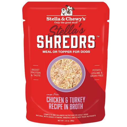 Stella & Chewy's Shredrs Chicken & Turkey Dog Food