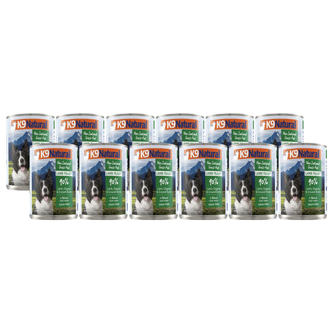 K9 Natural Canned Lamb Feast Dog Food 13 oz 12-Pack