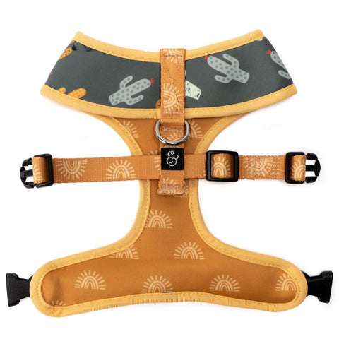 Lucy & Co. | Looking Sharp Cactus Reversible Harness | Clasp & Ring View