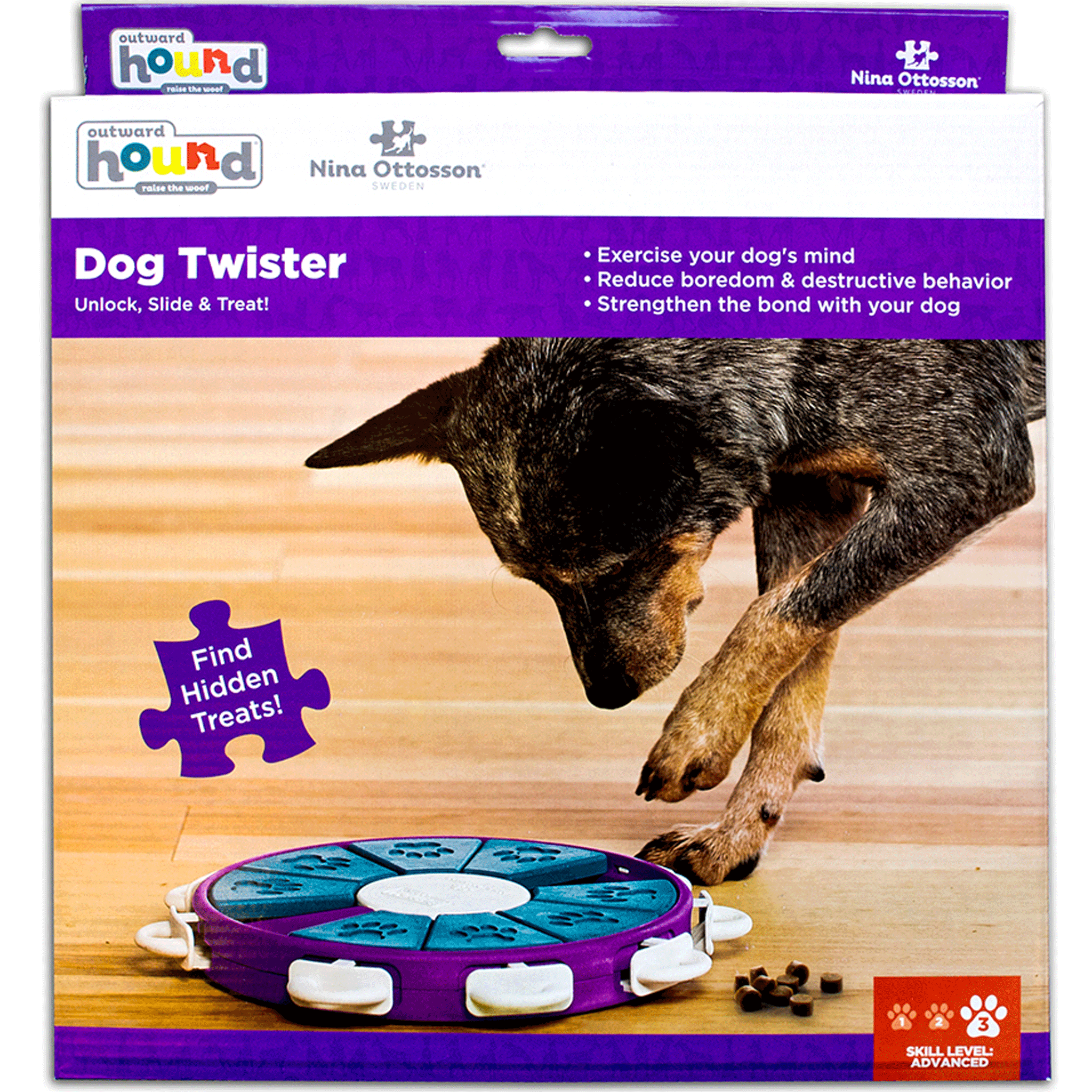 Outward Hound Nina Ottosson Twister Puzzle Dog Toy