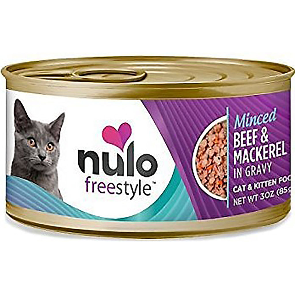 Nulo FreeStyle Minced Beef & Mackerel Wet Canned Cat Food