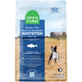 Open Farm Catch of the Season Whitefish & Green Lentil Dry Dog Food, Front Image of Blue Bag of Dog Food
