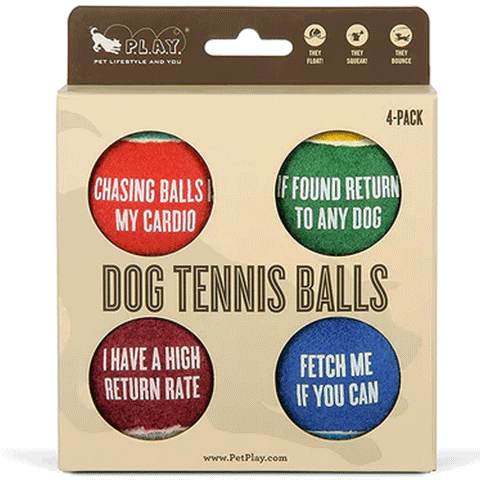 P.L.A.Y. Tennis Ball Set Dog Toys