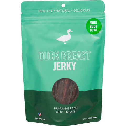 MIND BODY BOWL Smoked Duck Jerky Dog Treats - 3oz | Front Image