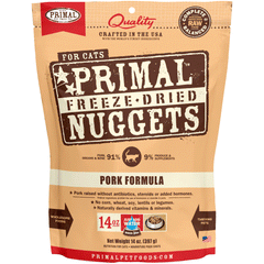 Primal Freeze-Dried Pork Formula Cat Food - 14oz