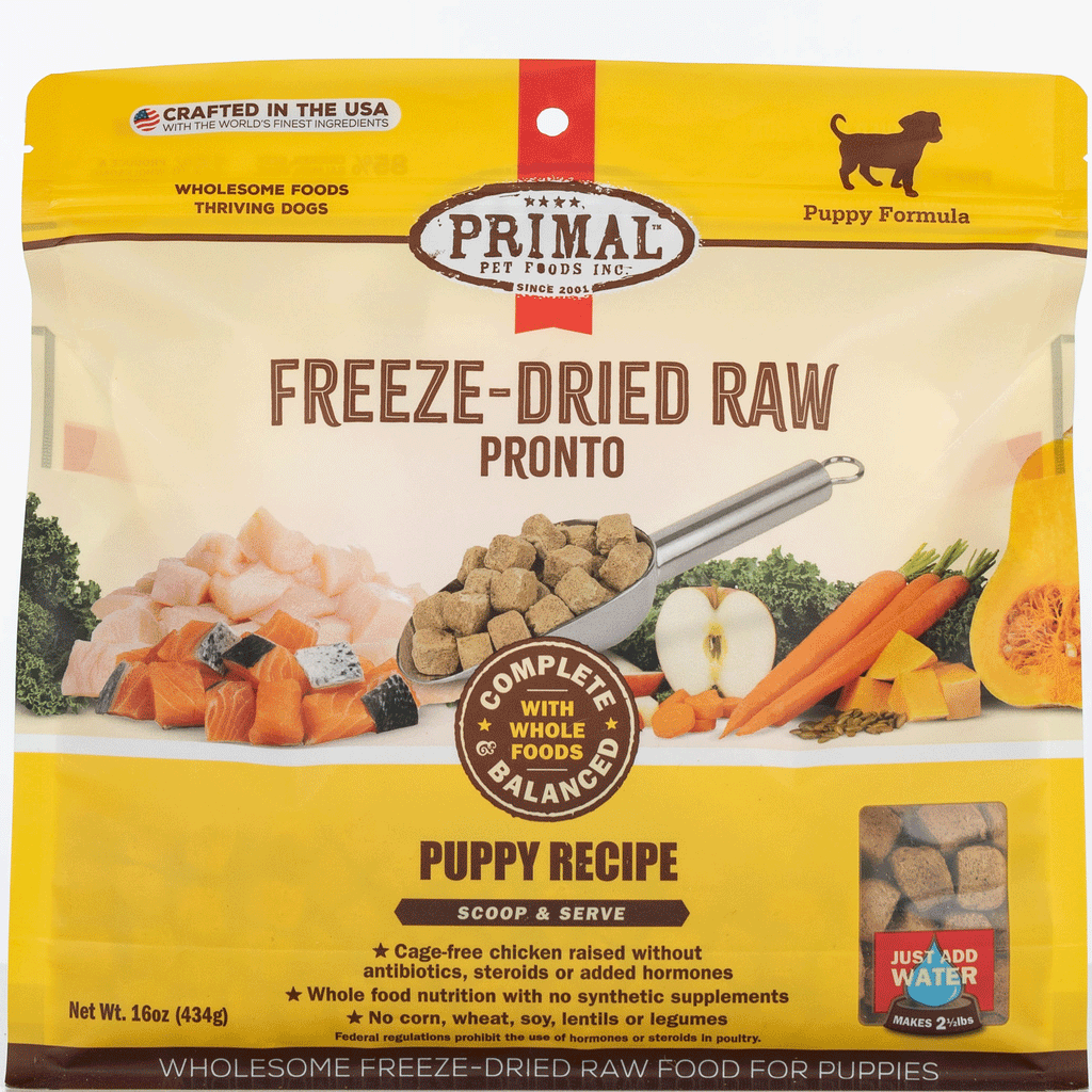 Primal Freeze-Dried Puppy Pronto Dog Food - 16 oz