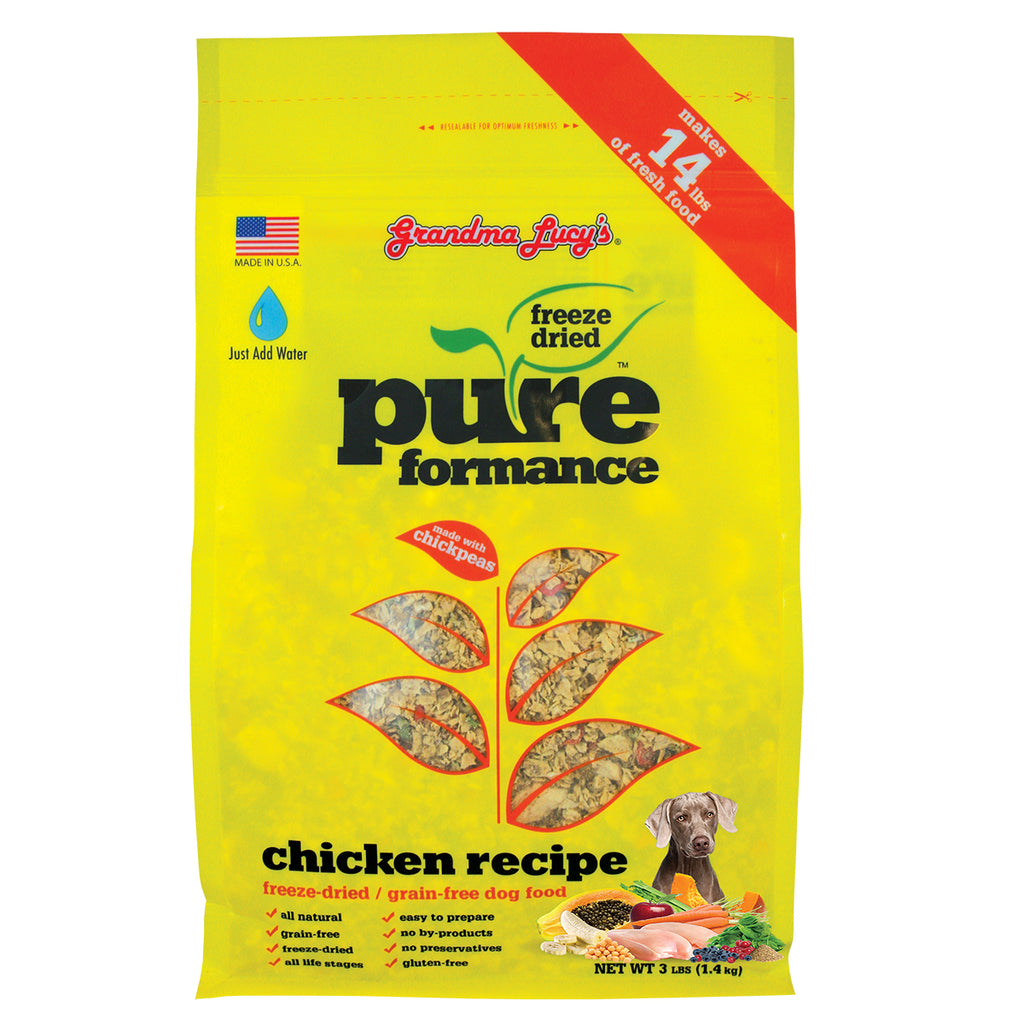 Grandma Lucy's Pureformance Freeze Dried Chicken Dog Food