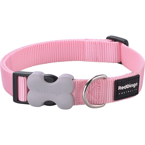 Red Pink Classic Dog Collar | HEALTHY SPOT